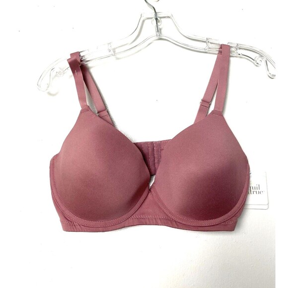 Tranquil & True Bra Women's Pink Size 34B T-shirt Bra Full Cover Under Wire - Picture 1 of 9